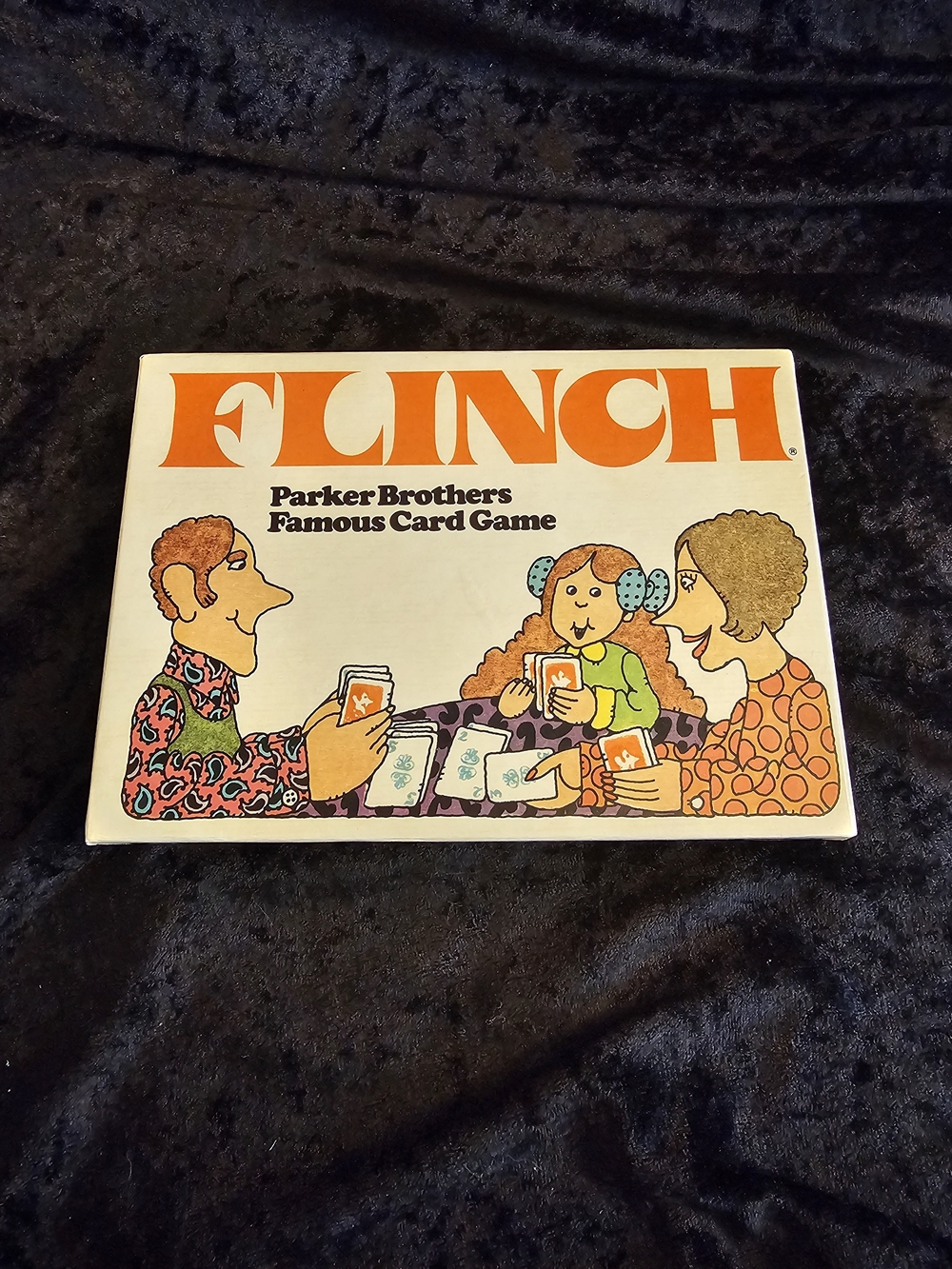 Vintage Flinch Card Game Parker Brothers 1970s Crisp Condition